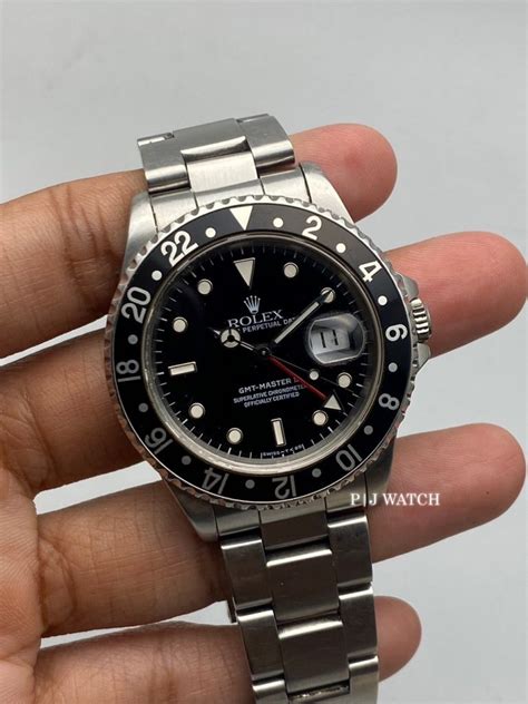 rolex ref 16710|rolex 16710 black bezel.